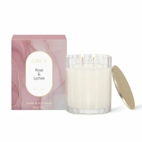 CIRCA - Rose & Lychee Soy Candle 350g 1 CIRCA - Rose & Lychee Soy Candle 350g