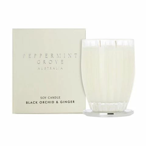 Peppermint Grove - Black Orchid & Ginger Candle 370g 1 Peppermint Grove - Black Orchid & Ginger Candle 370g
