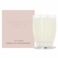 Peppermint Grove - Camellia & Lotus Blossom Candle 370g