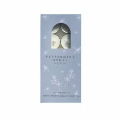 Peppermint Grove - Floral Woody & Aquatic Soy Tealights 10pc