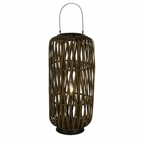 Florabelle - Samana Bamboo Battery Operated Lantern Large 1 Florabelle - Samana Bamboo Battery Operated Lantern Large