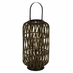 Florabelle - Samana Bamboo Battery Operated Lantern Small