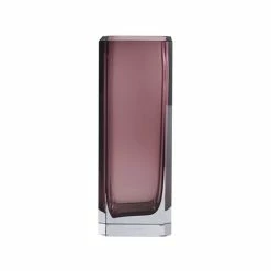 Greg Natale - 1977 Crystal Vase Amethyst Medium 26cm