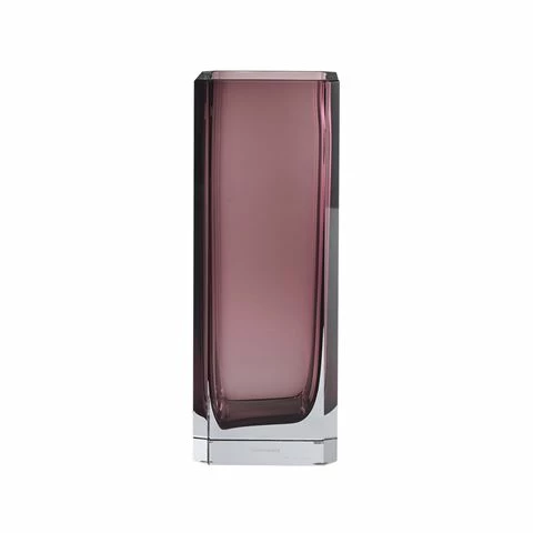 Greg Natale - 1977 Crystal Vase Amethyst Medium 26cm 1 Greg Natale - 1977 Crystal Vase Amethyst Medium 26cm