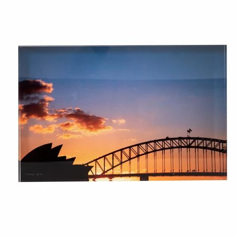 Destination Label - Sydney Icons Acrylic Block 1 Destination Label - Sydney Icons Acrylic Block