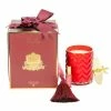 Cote Noire - Ltd Ed. Herringbone Candle W/Reindeer Lid & Tassel French Macaron