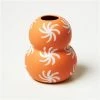 Jones & Co - Happy Vase Swirl Orange