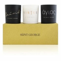 Saint George - Ltd. Edition Gold Candle Trio Gift Box 3pce
