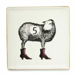 Gangzai - Moutboots Porcelain Trinket Tray 15x15cm