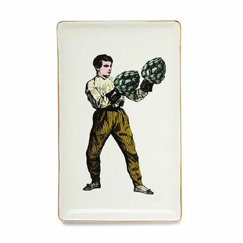 Gangzai - Arti Show Porcelain Trinket Tray 9.5x15.5cm 1 Gangzai - Arti Show Porcelain Trinket Tray 9.5x15.5cm