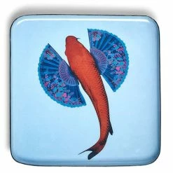 Gangzai - Fishkoi Square Trinket Tray 15x15cm
