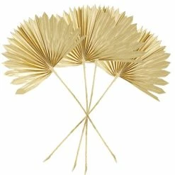 Coastal Home - Golden Toned Fronds Set 3pce