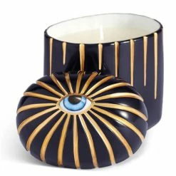 L'Objet - Lito Eye Candle Blue & Gold