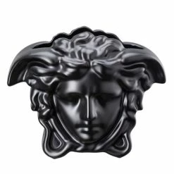Rosenthal - Versace Medusa Grande Vase Black 15cm