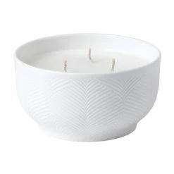 Wedgwood - Folia Filled Candle Large White 765g