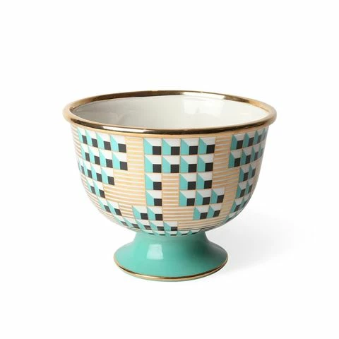 Jonathan Adler - Versailles Windows Bowl Green 1 Jonathan Adler - Versailles Windows Bowl Green