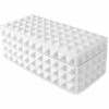 Jonathan Adler - Charade Square Stud Box White