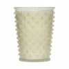 Simpatico - Hobnail Candle White Flower 453g