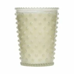 Simpatico - Hobnail Candle White Flower 453g