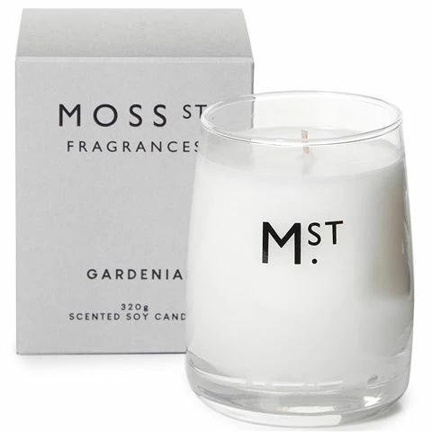 Moss St - Gardenia Candle 320g 1 Moss St - Gardenia Candle 320g