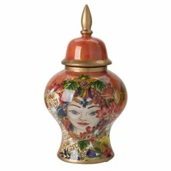 Baci Milano - Coral Potiche 44cm