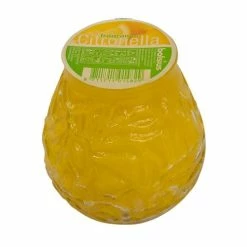 Cool Candles - Lowboy Citronella Candle Glass Jar Yellow