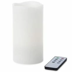 RSC - Large Vanilla-Scented White Pillar Candle