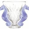 Lalique - Poseidon Blue Lavender Vase