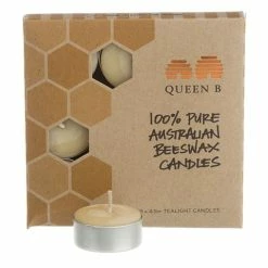 Queen B - Tealight Candle 4-5 Hour Set 9pce