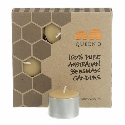 Queen B - Tealight Candle 8-9 Hour Set 9pce 1 Queen B - Tealight Candle 8-9 Hour Set 9pce