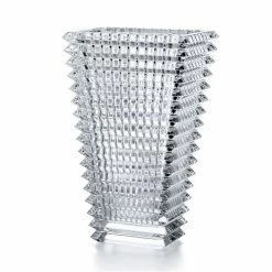 Baccarat - Eye Vase Rectangular Large Clear 30cm