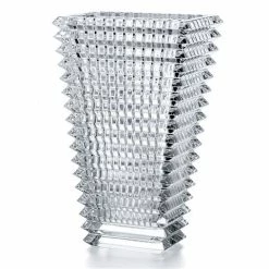 Baccarat - Eye Vase Rectangular Small Clear 20cm