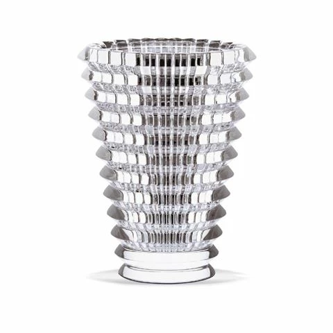 Baccarat - Eye Vase Oval Small Clear 14.5cm 1 Baccarat - Eye Vase Oval Small Clear 14.5cm