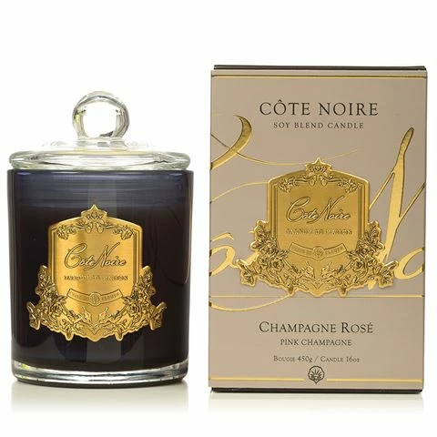 Cote Noire - Pink Champagne Candle Gold 450g 1 Cote Noire - Pink Champagne Candle Gold 450g