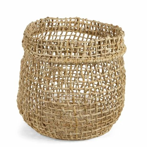 Papaya - Cicely Woven Basket Large 1 Papaya - Cicely Woven Basket Large