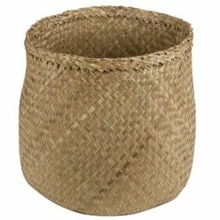 Papaya - Lulu Seagrass Basket Large Natural