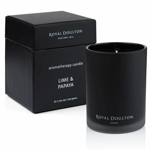 Royal Doulton - Aromatherapy Lime & Papaya Candle 220g 1 Royal Doulton - Aromatherapy Lime & Papaya Candle 220g