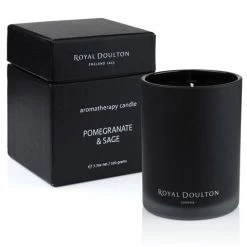 Royal Doulton - Aromatherapy Pomegranate & Sage Candle 220g