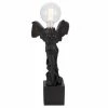 Sophia - Nike Lighting Table Lamp Metallic Black