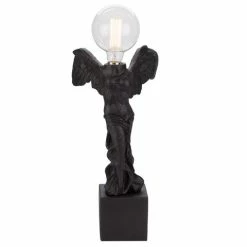 Sophia - Nike Lighting Table Lamp Metallic Black