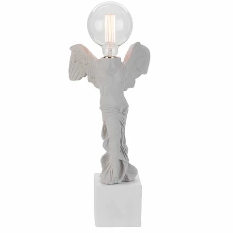 Sophia - Nike Lighting Table Lamp White Grey 1 Sophia - Nike Lighting Table Lamp White Grey