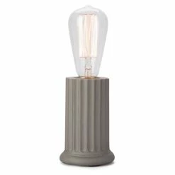 Sophia - Table Lamp Column Metallic Frost