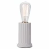 Sophia - Table Lamp Column White Grey