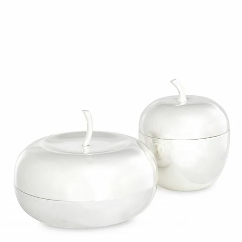 Vandenberg - Box Apple Silver Plated Set Of 2pce 1 Vandenberg - Box Apple Silver Plated Set Of 2pce