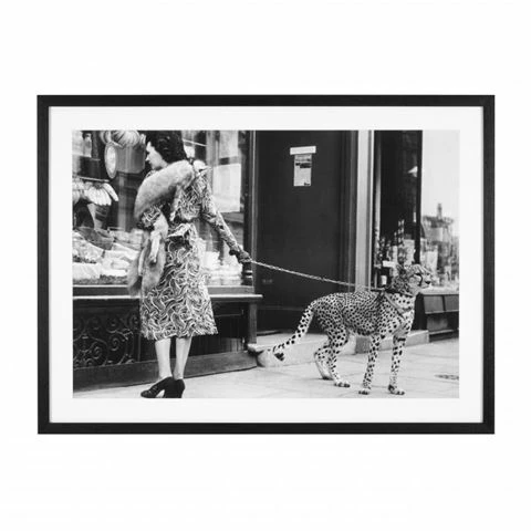 Vandenberg - Print Woman With Cheetah 1 Vandenberg - Print Woman With Cheetah
