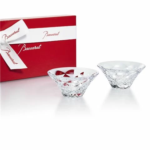 Baccarat - Swing Coupelle Bowl Set Clear 2pce 1 Baccarat - Swing Coupelle Bowl Set Clear 2pce