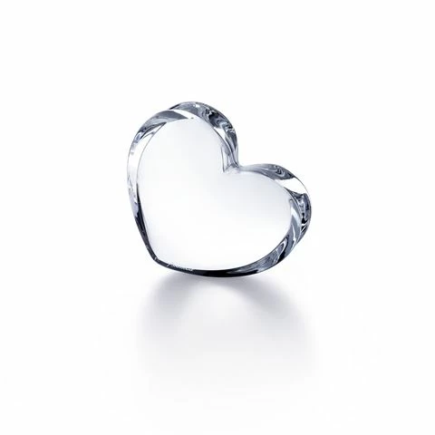 Baccarat - Zinzin Crystal Heart Ornament Clear 1 Baccarat - Zinzin Crystal Heart Ornament Clear