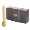 Queen B Black Label - Reversible Beehive Candle Holder Brass