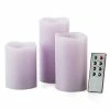 RSC - 3D Moving Flame Candle Lavender Set 3pce